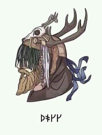 High Quality Chad Cernunnos Blank Meme Template