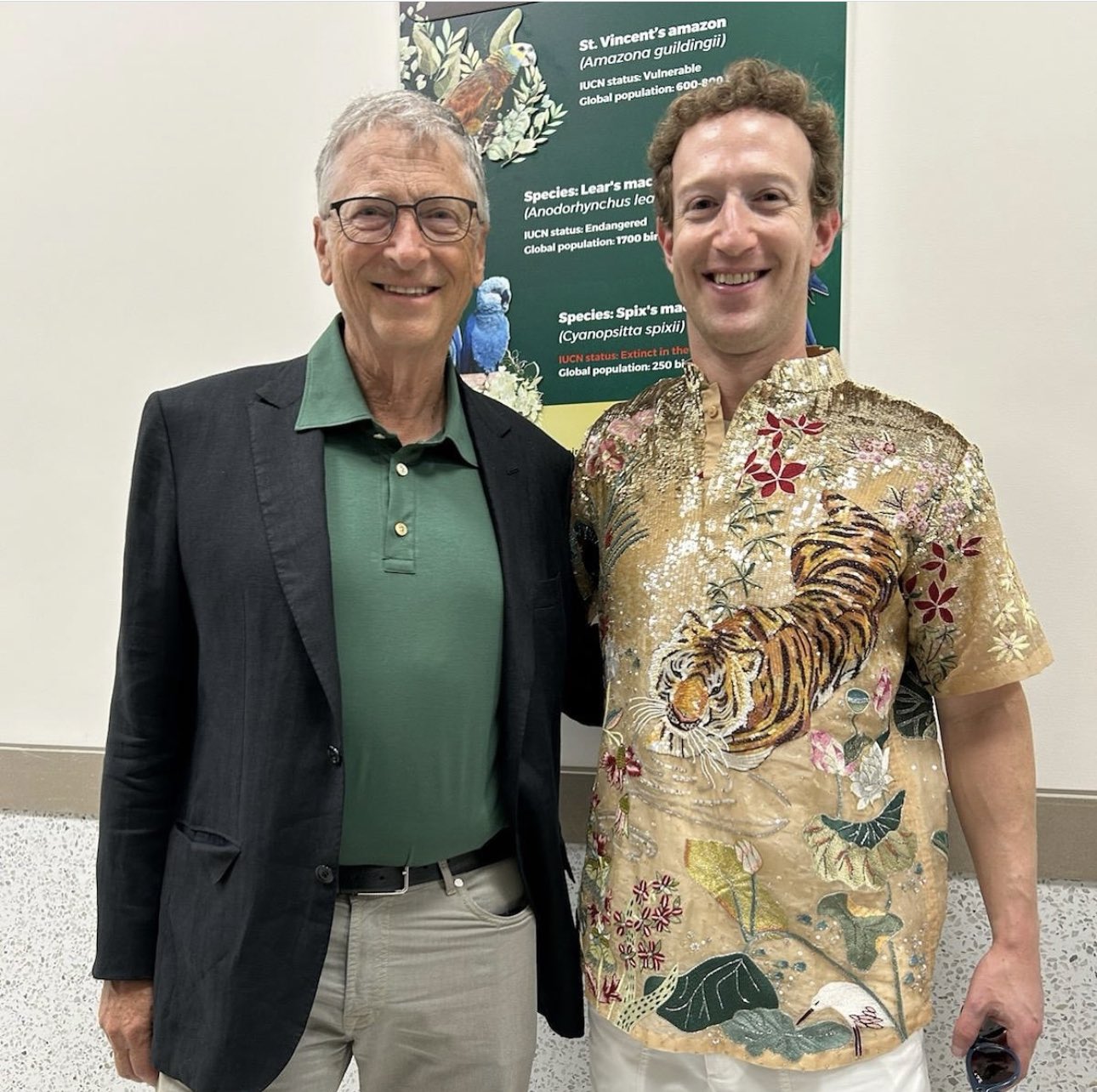 High Quality Gates and Zuckerberg Blank Meme Template