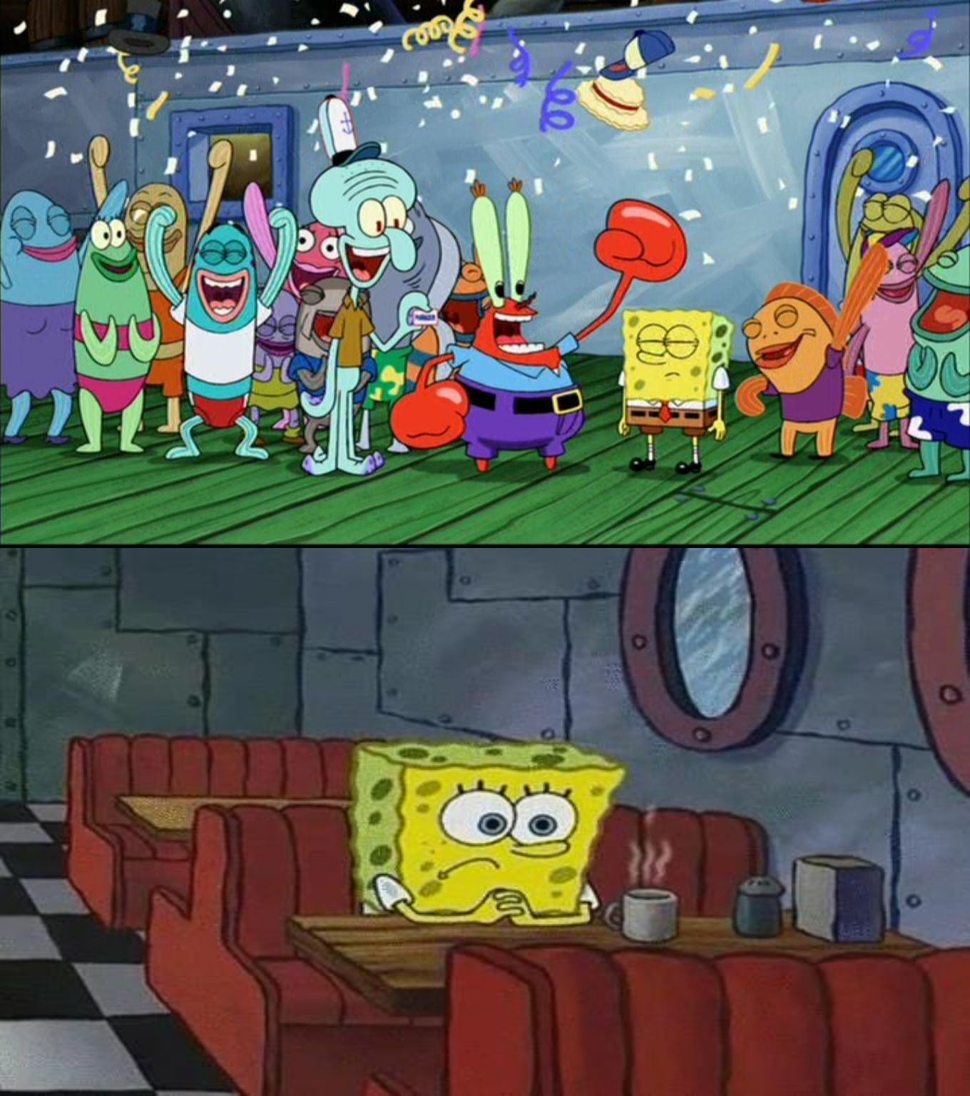 Friends vs None Blank Meme Template