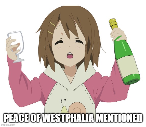 Mentioned Blank | PEACE OF WESTPHALIA MENTIONED | image tagged in mentioned blank | made w/ Imgflip meme maker