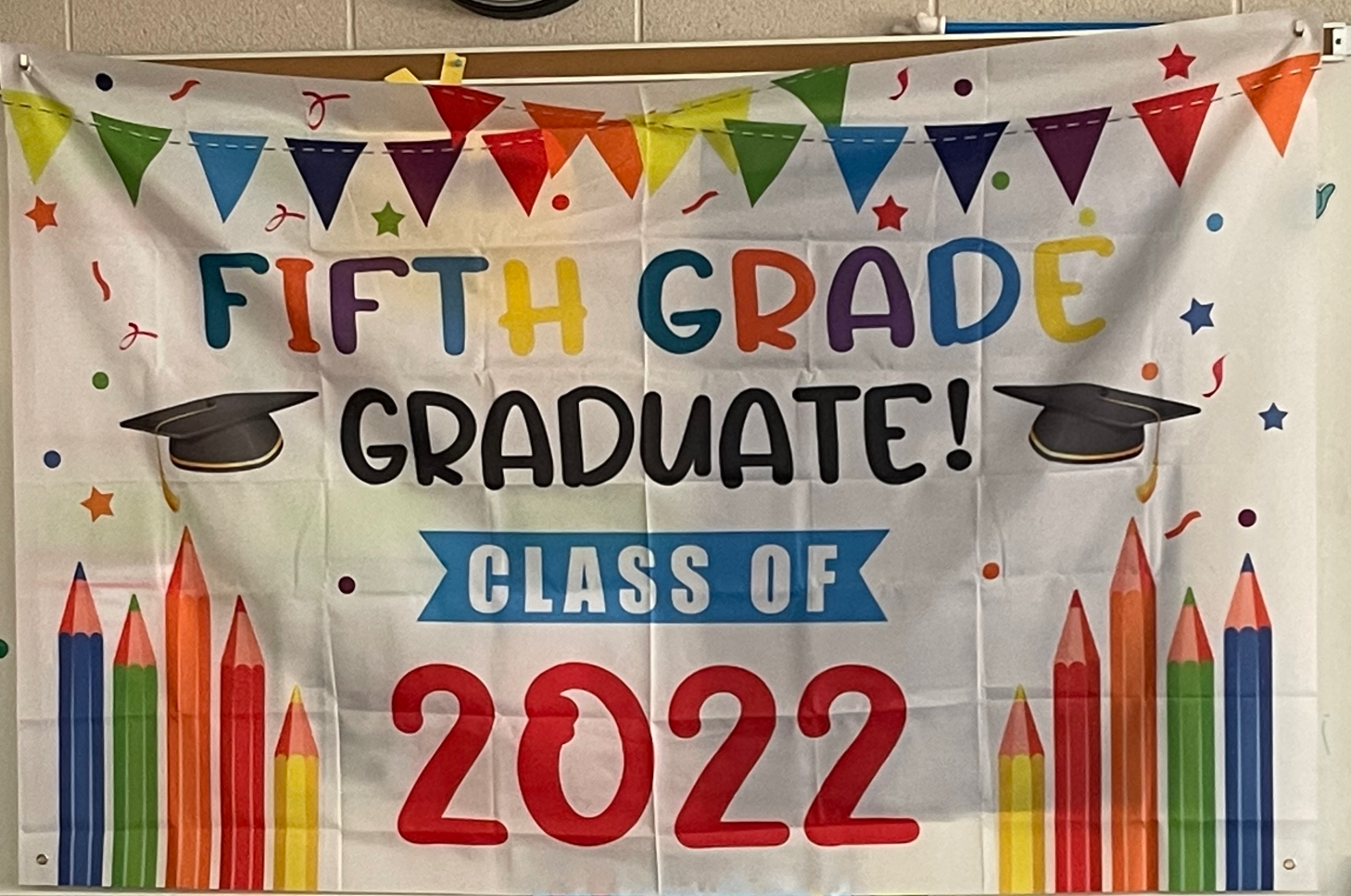 Fifth Grade Graduation! Class Of 2022 Blank Meme Template