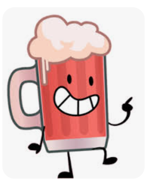 Red Cream Soda Cute Pose Blank Meme Template