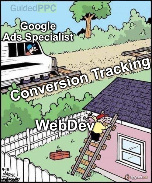 Disconnected Team | Google Ads Specialist; Conversion Tracking; WebDev | image tagged in disconnected team,google ads,web,broken | made w/ Imgflip meme maker