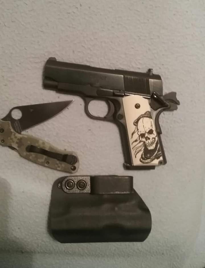 Cocked & Locked m1911 .45 acp Blank Meme Template