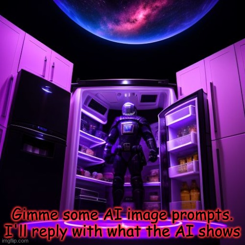 Virian | Gimme some AI image prompts. I'll reply with what the AI shows | image tagged in virian | made w/ Imgflip meme maker