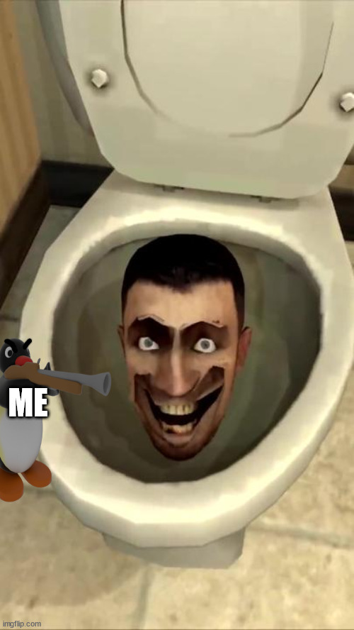 Skibidi toilet | ME | image tagged in skibidi toilet | made w/ Imgflip meme maker