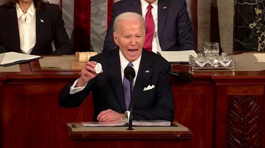 High Quality biden state of the union Blank Meme Template