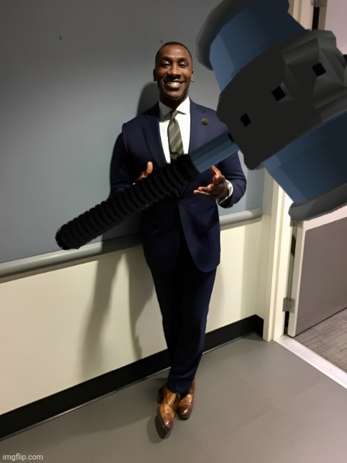 andew | image tagged in shannon sharpe posing | made w/ Imgflip meme maker