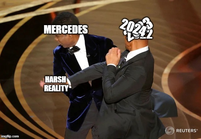 Mercedes F1 | 2024 | image tagged in f1,mercedes f1 | made w/ Imgflip meme maker