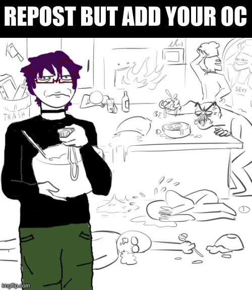 REPOST BUT ADD YOUR OC | made w/ Imgflip meme maker