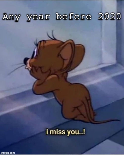 At this point im reminiscing the days before 2020 | Any year before 2020 | image tagged in i miss you,memes,meme,tom and jerry,covid-19,lockdown | made w/ Imgflip meme maker
