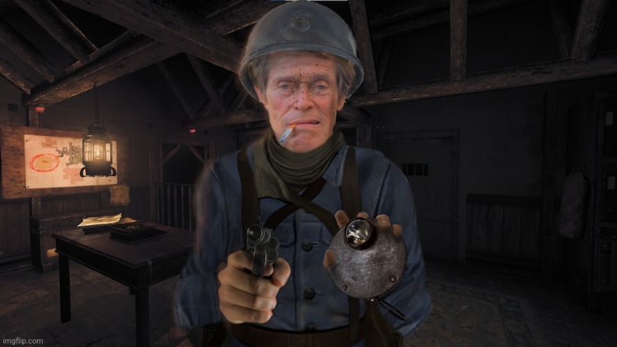 What the giant rat creature sees as I pull the trigger, only to remember I'm out of ammo: | made w/ Imgflip meme maker