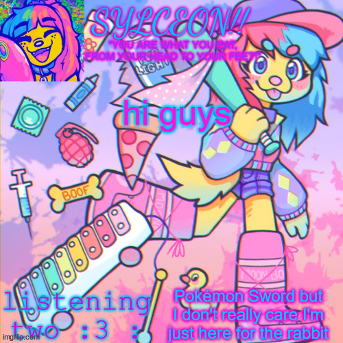 THIS IS SYLCEON SPEAKJIN AND UR LISTENIN 2 4LUNG!! | hi guys; Pokémon Sword but I don't really care I'm just here for the rabbit | image tagged in this is sylceon speakjin and ur listenin 2 4lung | made w/ Imgflip meme maker