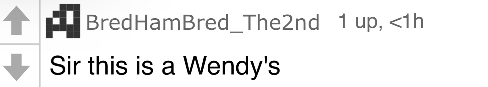 High Quality sir this is wendys Blank Meme Template