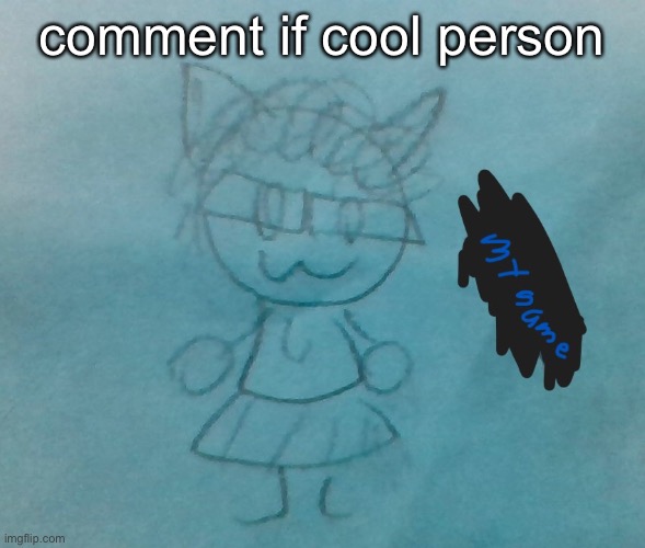 bda neko arc | comment if cool person | image tagged in bda neko arc | made w/ Imgflip meme maker