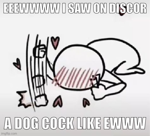 ur gross jdiot | EEEWWWW I SAW ON DISCOR; A DOG COCK LIKE EWWW | image tagged in ahghagggagfgahhhhhhhhhhhhgbn | made w/ Imgflip meme maker
