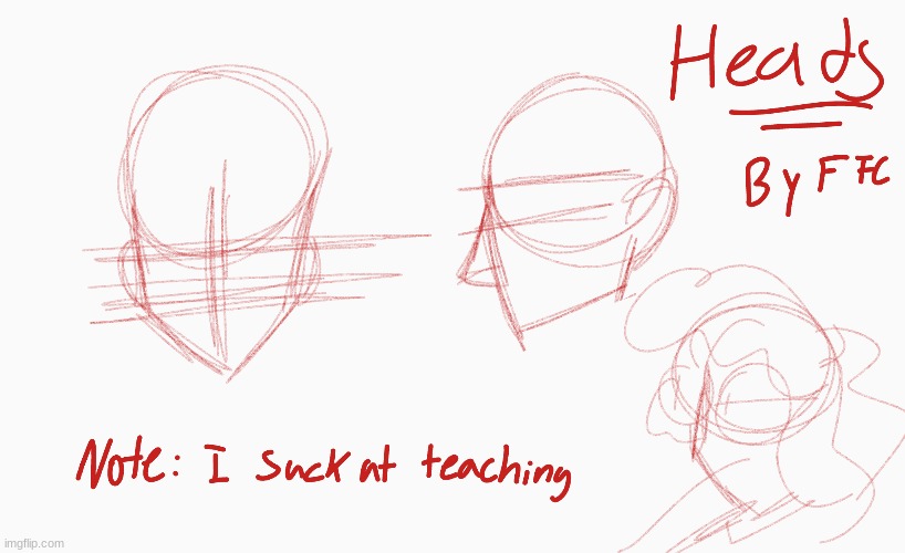 Heads (IDC if you use it for reference.) | made w/ Imgflip meme maker