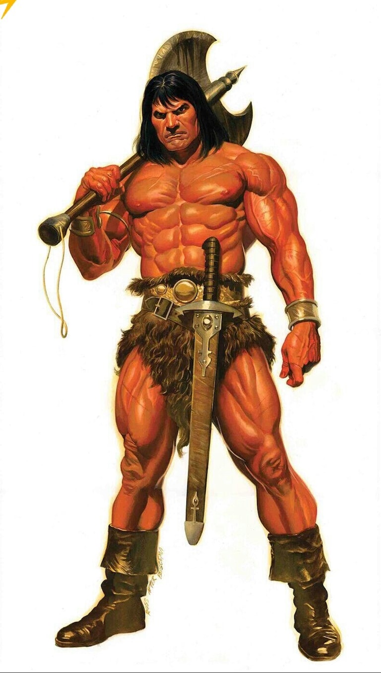 Conan by Alex Ross Savage Sword Blank Meme Template