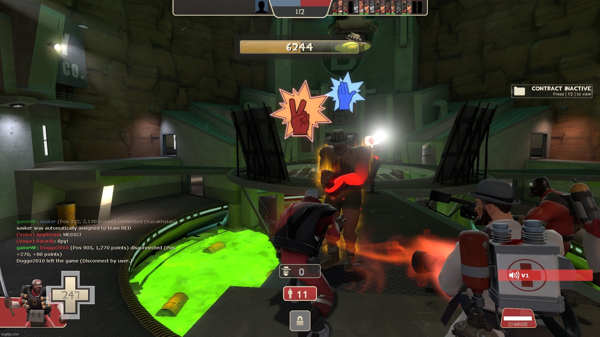 easiest way to kill saxton hale | made w/ Imgflip meme maker