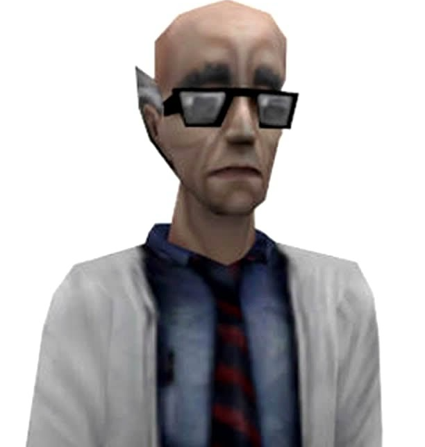 Half-life 1 Scientist Blank Meme Template