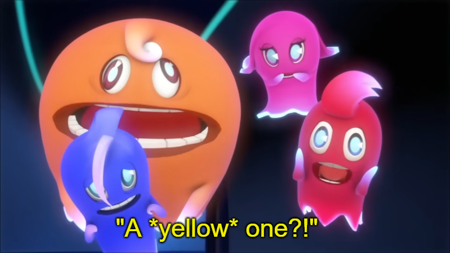 Pac Man A yellow one Blank Meme Template