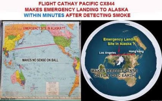 Crazy Flat-Earther pilot, no doubt. | image tagged in flat earth,globe | made w/ Imgflip meme maker