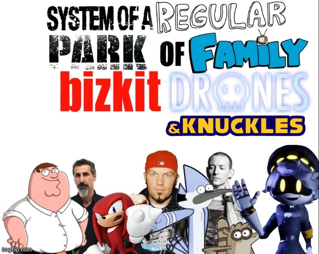 The greatest Crossover after the Multiversal movies | image tagged in funny,memes,expand dong,family guy,regular show,murder drones | made w/ Imgflip meme maker