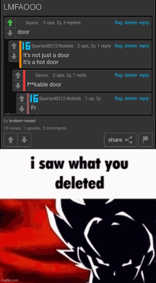 image tagged in i saw what you deleted | made w/ Imgflip meme maker