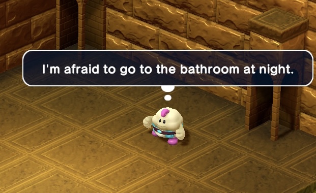 Mallow Scared to go to Bathroom Blank Meme Template