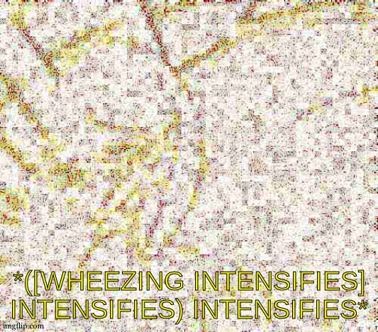 Wheezing intensifes intensifies intensifies | image tagged in wheezing intensifes intensifies intensifies | made w/ Imgflip meme maker