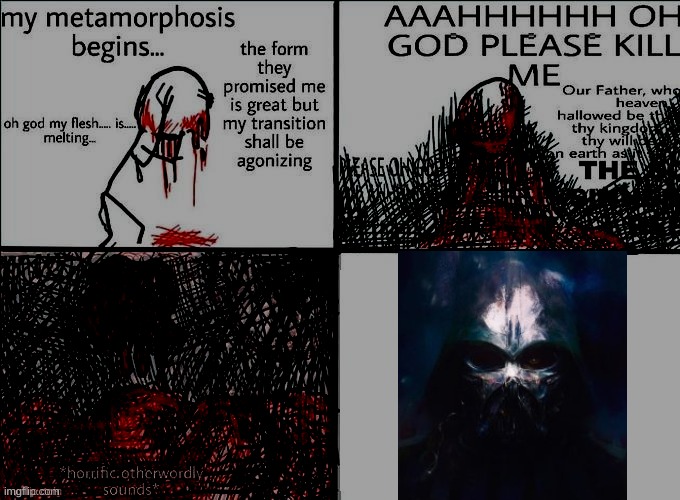 me lore | image tagged in man melting into x | made w/ Imgflip meme maker