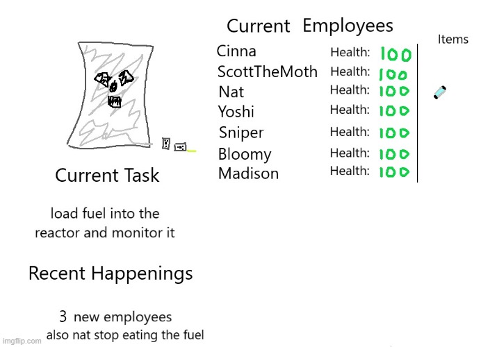 be on the lookout this reactor was built on the rubble of another reactor that melted down | made w/ Imgflip meme maker