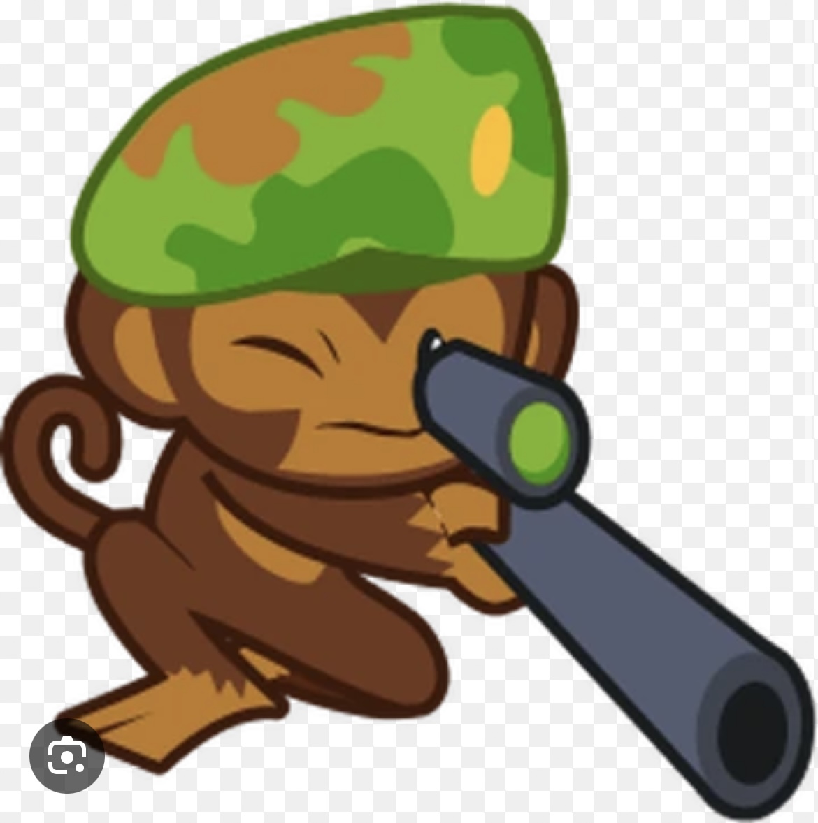Sniper monkey Blank Meme Template