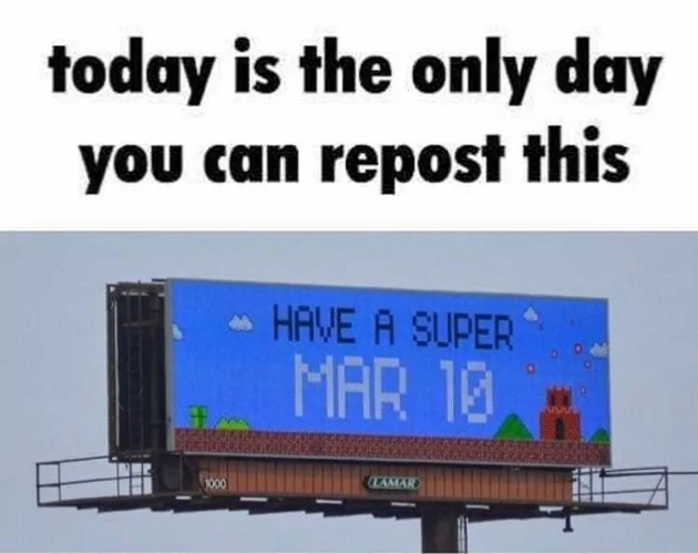 Today Is The Only Day You Can Repost This Blank Meme Template