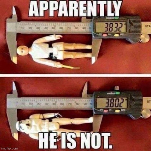 Too short? | image tagged in tall enough,luke skywalker,stormtrooper | made w/ Imgflip meme maker