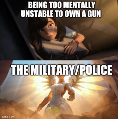 The hands of a savior | image tagged in police,military humor,military,firearms | made w/ Imgflip meme maker