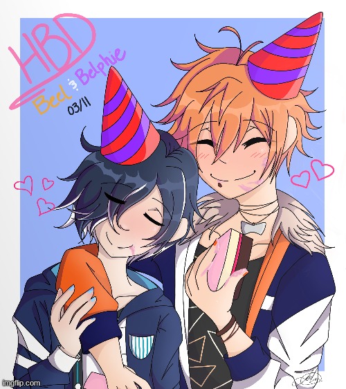 Beelzebub & belphegor's birthday yippee!!! I love the twins ? | made w/ Imgflip meme maker