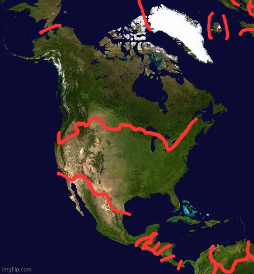 North America | image tagged in north america | made w/ Imgflip meme maker