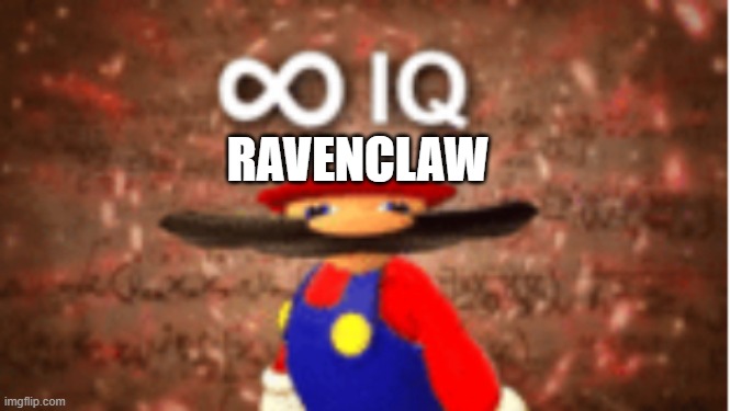 Infinite IQ | RAVENCLAW | image tagged in infinite iq | made w/ Imgflip meme maker