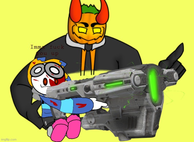 lil collab of two lunatics :D @that1doomslayer | image tagged in bfg,stand for,big,fuggin,gun | made w/ Imgflip meme maker
