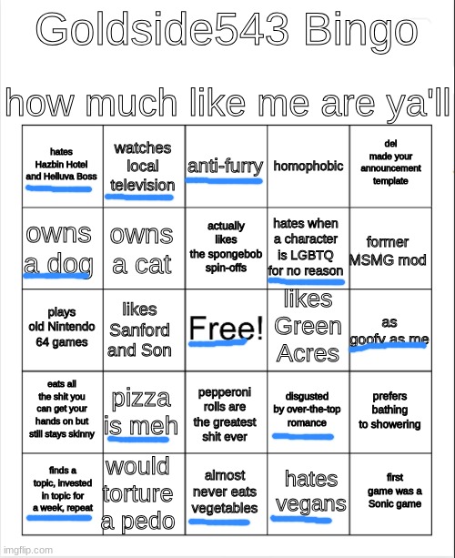real | image tagged in goldside543 bingo | made w/ Imgflip meme maker