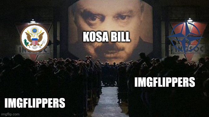 I just found out what this was | KOSA BILL; IMGFLIPPERS; IMGFLIPPERS | image tagged in 1984 | made w/ Imgflip meme maker