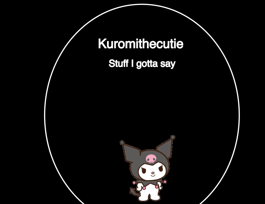 Kuromithecuties announcement temp Blank Meme Template
