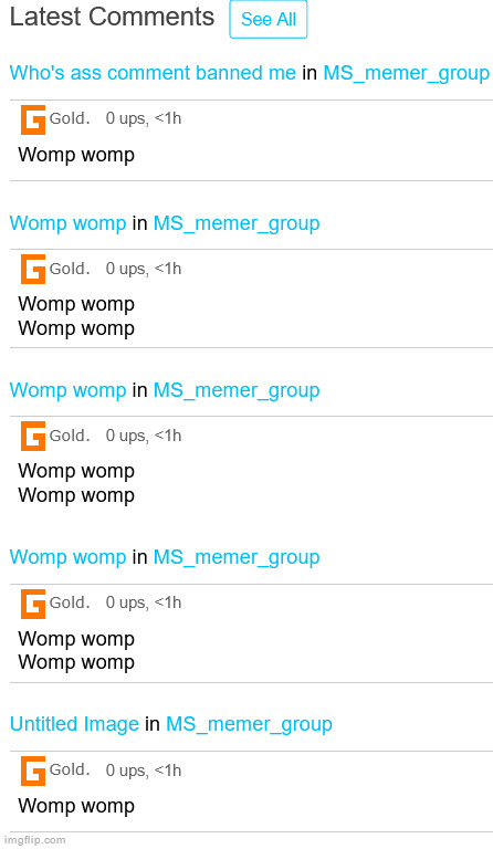 Womp womp | made w/ Imgflip meme maker