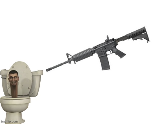 Skibidi toilets are mere porcelain. A good ol' 5.56 to the head will destroy it. | image tagged in blank white template | made w/ Imgflip meme maker