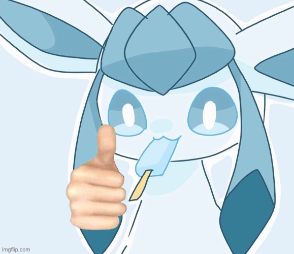 Glaceon vibing | image tagged in glaceon vibing | made w/ Imgflip meme maker