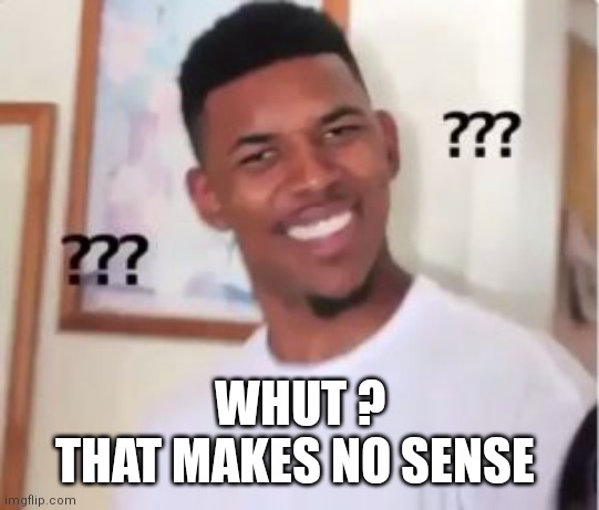 Nick Young | WHUT ?
THAT MAKES NO SENSE | image tagged in nick young | made w/ Imgflip meme maker