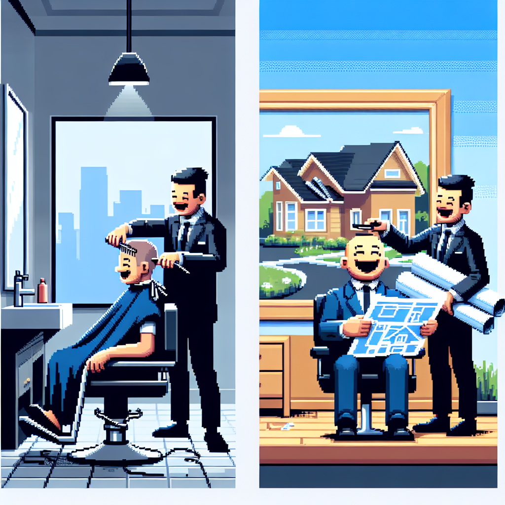 When cutting hair or buying a home always hire a professional Blank Meme Template