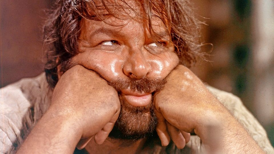 BUD SPENCER FRUSTRATED Blank Meme Template