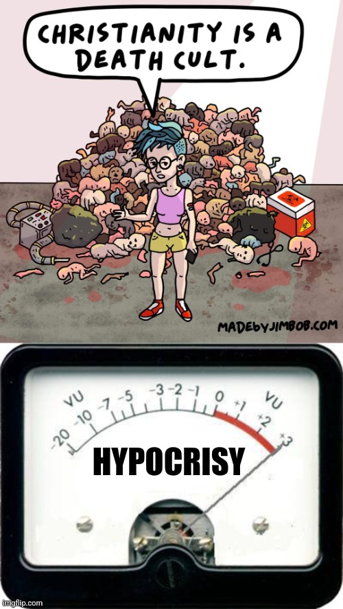 Looking the other way | HYPOCRISY | image tagged in irony meter,memes | made w/ Imgflip meme maker